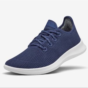 Allbirds the tree runners sneaker in marine navy blue